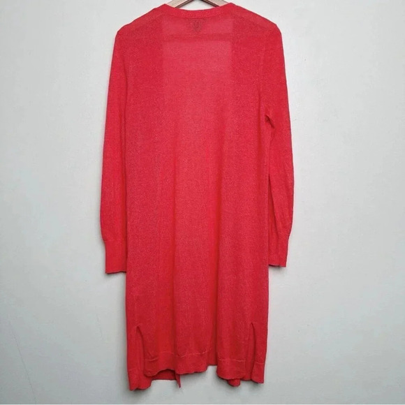 Halogen Womens Size Small Hibius Linen  Long Line Open Cardigan - Picture 16 of 16